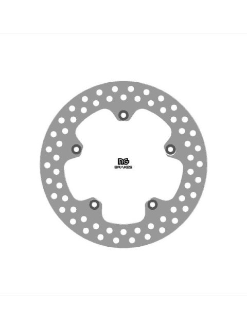 NG TARCZA HAMULCOWA TYŁ PIAGGIO BEVERLY 500 '07-'12 (210X110X4MM) (5X6,5MM)