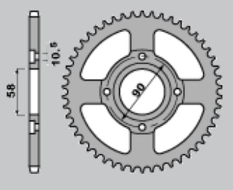 GROSSKOPF PROMOCJA ZĘBATKA PRZEDNIA 269 15 CAN-AM