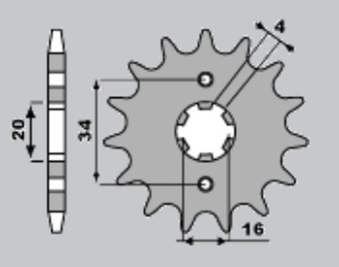 JR ZĘBATKA PRZEDNIA 263 16