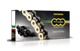 REGINA 2024/02 ŁAŃCUCH NAPĘDOWY 525ZRP (120OGNIW) Z-RING MAXIMOTO DO 1300 CCM ZŁOTY (ZAKUWKA) (137ZRP/00F)