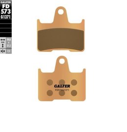 GALFER KLOCKI HAMULCOWE SPIEK METALICZNY (ZŁOTE) STREET BMW M 1000 R '23-'24; M 1000 RR '21- TYŁ