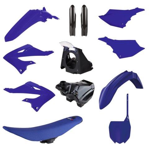 POLISPORT KOMPLET PLASTIKÓW YAMAHA YZ 125/250 '02-'21 (RESTYLING NA MODEL 2022) (ZAWIERA ZBIORNIK PALIWA; SIEDZENIE KOMPLETNE; A