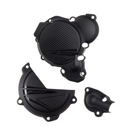 POLISPORT ZESTAW OSŁONA POKRYWY (DEKLA) ALTERNATORA ORAZ OSŁONA POKRYWY SPRZĘGŁA I OSŁONY POMPY WODY KTM SX/XC 250/300 '23-'24; 