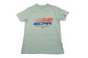 SCAR RACING KOSZULKA T-SHIRT Z LOGIEM SCAR KOLOR SZARY ROZMIAR S