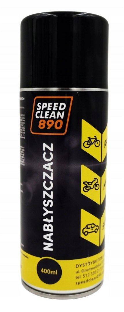 SPEEDCLEAN 890 NABŁYSZCZACZ DO MOTOCYKLI, ROWERÓW I SAMOCHODÓW POJEMNOŚĆ 400ML