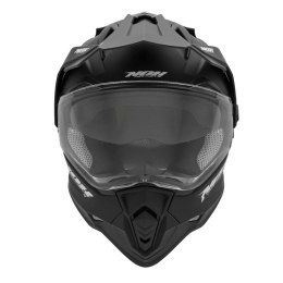 NOX KASK OFFROAD / TRAIL DUOSPORT (DUAL) N312 SOLID Z SZYBKĄ I BLENDĄ KOLOR CZARNY MAT ROZMIAR L
