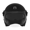 NOX PREMIUM KASK OTWARTY JET HERITAGE LEATHER KOLOR CZARNY MAT/CZARNY ROZMIAR XL