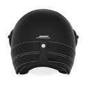 NOX PREMIUM KASK OTWARTY JET HERITAGE LEATHER KOLOR CZARNY MAT/CZARNY ROZMIAR M