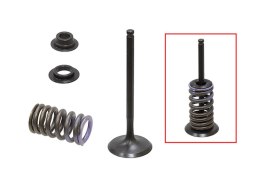 PSYCHIC 2024/03 ZAWORY SSĄCE (KOMPLET ZAWORÓW ZE SPRĘŻYNAMI I PODKŁADKAMI) HONDA CRF 150 F '06-'17 STALOWY (MX-09544I) (29,93X4,