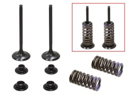 PSYCHIC 2024/03 ZAWORY SSĄCE (KOMPLET ZAWORÓW ZE SPRĘŻYNAMI I PODKŁADKAMI) HONDA CRF 150 R / RB '07-'23 STALOWY (MX-09545I) (25,