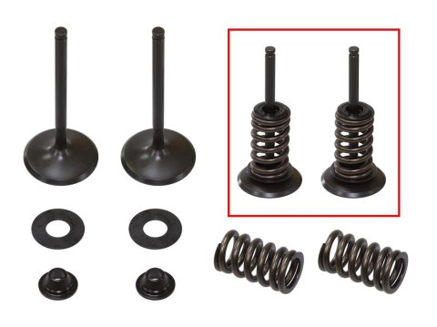 PSYCHIC 2024/03 ZAWORY SSĄCE (KOMPLET ZAWORÓW ZE SPRĘŻYNAMI I PODKŁADKAMI) KAWASAKI KXF 450 '06-'08 (KXF450) KFX 450 R '08-'13 S