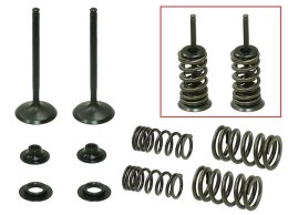 PSYCHIC 2024/03 ZAWORY WYDECHOWE (KOMPLET ZAWORÓW ZE SPRĘŻYNAMI I PODKŁADKAMI) HONDA CRF 450 X '05-'17 STALOWY (MX-09503E)