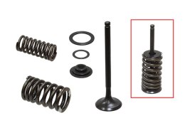 PSYCHIC 2024/03 ZAWORY WYDECHOWE (KOMPLET ZAWORÓW ZE SPRĘŻYNAMI I PODKŁADKAMI) HONDA CRF 450 R '13-'16 STALOWY (MX-09546E) (30,9