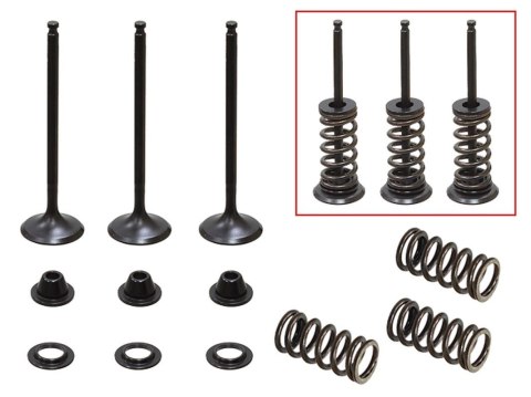 PSYCHIC 2024/08 ZAWORY SSĄCE (KOMPLET ZAWORÓW ZE SPRĘŻYNAMI I PODKŁADKAMI) YAMAHA YZF 250 '01-'13, GAS GAS EC 250F '10-15, 300F 