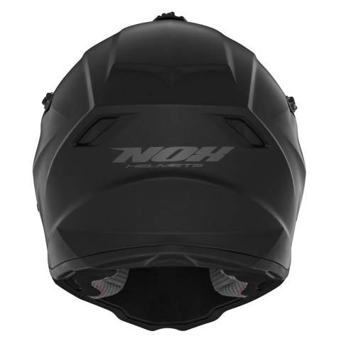 NOX KASK CROSS / OFFROAD N761 SOLID KID / JUNIOR (DZIECIĘCY) KOLOR CZARNY MAT ROZMIAR XXL (ZAPIĘCIE MIKROMETRYCZNE)