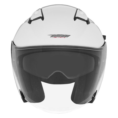 NOX KASK OTWARTY JET Z BLENDĄ N130 SOLID KOLOR BIAŁY POŁYSK ROZMIAR L