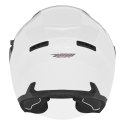 NOX KASK OTWARTY JET Z BLENDĄ N130 SOLID KOLOR BIAŁY POŁYSK ROZMIAR XL