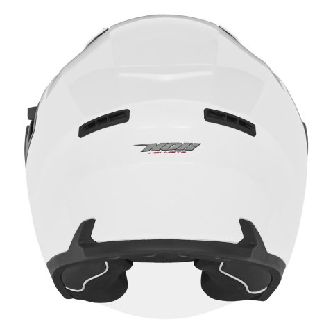 NOX KASK OTWARTY JET Z BLENDĄ N130 SOLID KOLOR BIAŁY POŁYSK ROZMIAR XL