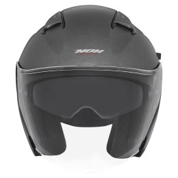 NOX KASK OTWARTY JET Z BLENDĄ N130 SOLID KOLOR TYTANOWY MAT ROZMIAR L