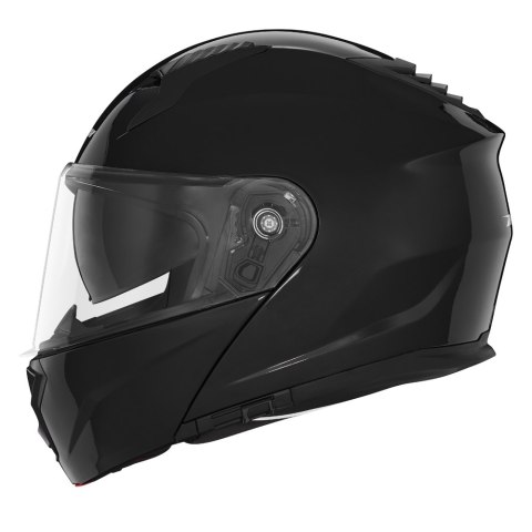 NOX KASK SZCZĘKOWY (FLIP-UP) Z BLENDĄ N968 KOLOR CZARNY POŁYSK ROZMIAR L (DODATKOWE POLICZKI W ZESTAWIE - INNA GRUBOŚĆ)