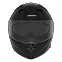 NOX KASK SZCZĘKOWY (FLIP-UP) Z BLENDĄ N968 KOLOR CZARNY POŁYSK ROZMIAR XL (DODATKOWE POLICZKI W ZESTAWIE - INNA GRUBOŚĆ)