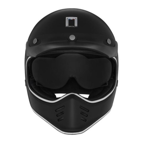 NOX PREMIUM KASK INTEGRALNY (FULL FACE) SEVENTY II SOLID KOLOR CZARNY MAT ROZMIAR L