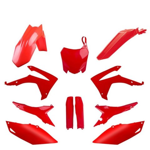 POLISPORT KOMPLET PLASTIKÓW (FULL KIT) HONDA CRF 250R '14-'17; CRF 450R '13-'16 W ZESTAWIE TABLICA PRZEDNIA (8659400001) I OSŁON