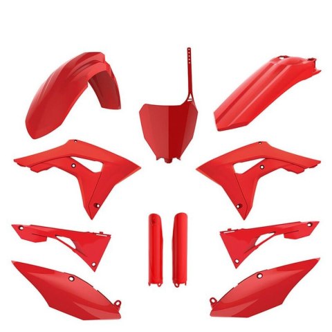 POLISPORT KOMPLET PLASTIKÓW (FULL KIT) HONDA CRF 250R '14-'17; CRF 450R '13-'16 W ZESTAWIE TABLICA PRZEDNIA (8667200001) I OSŁON
