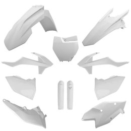 POLISPORT KOMPLET PLASTIKÓW (FULL KIT) KTM SX/SX-F/XC-F '16-'18 W ZESTAWIE TABLICA PRZEDNIA (8664900002) I OSŁONY AMORTYZATORÓW