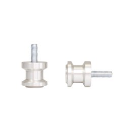 BIKETEC ROLKI (SLIDERY) WKRĘCANE DO WAHACZA M6X1 KOLOR SREBRNY (0690166100)