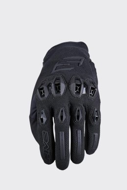 FIVE GLOVES RĘKAWICE SKÓRZANO-TEKSTYLNE STUNT EVO 2 KOLOR CZARNY ROZMIAR 12 (XXL)