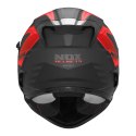 NOX KASK INTEGRALNY (FULL FACE) Z BLENDĄ N304S CARVER KOLOR CZARNY/CZERWONY MAT ROZMIAR XL