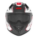 NOX KASK INTEGRALNY (FULL FACE) Z BLENDĄ N401 XENO KOLOR BIAŁY/CZERWONY ROZMIAR XXL