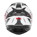 NOX KASK INTEGRALNY (FULL FACE) Z BLENDĄ N401 XENO KOLOR BIAŁY/CZERWONY ROZMIAR XXL