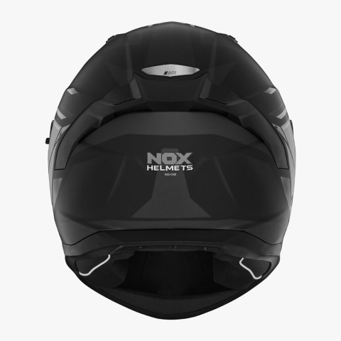 NOX KASK INTEGRALNY (FULL FACE) Z BLENDĄ N401 XENO KOLOR CZARNY/TYTANOWY MAT ROZMIAR XL