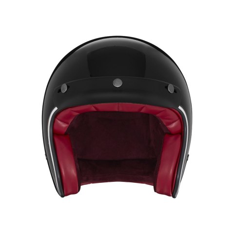 NOX KASK OTWARTY JET N243 SOLID KOLOR CZARNY POŁYSK ROZMIAR XS