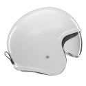 NOX PREMIUM KASK OTWARTY JET NEXT SOLID KOLOR BIAŁY POŁYSK ROZMIAR M (CIEMNA BLENDA)