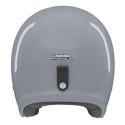 NOX PREMIUM KASK OTWARTY JET NEXT SOLID KOLOR SZARY POŁYSK ROZMIAR M (CIEMNA BLENDA)