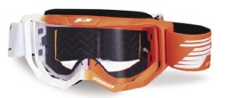 PROGRIP 2024/06 GOGLE PG3300-242 TR VISION KOLOR BIAŁY POMARAŃCZOWY (SZYBA PG3310 PRZEZROCZYSTA ANTISCRATCH, NO FOG, ANTI UV)