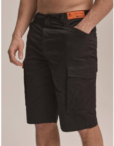 DIVERSE (NOWOŚĆ 2024) EXTREME TEAM - DAKAR RALLY SPODENKI DKR CARGO SH KOLOR CZARNY ROZMIAR36