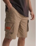 DIVERSE (NOWOŚĆ 2024) EXTREME TEAM - DAKAR RALLY SPODENKI DKR CITY CARGO KOLOR BEŻ ROZMIAR L