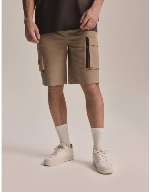 DIVERSE (NOWOŚĆ 2024) EXTREME TEAM - DAKAR RALLY SPODENKI DKR CITY CARGO KOLOR BEŻ ROZMIAR L