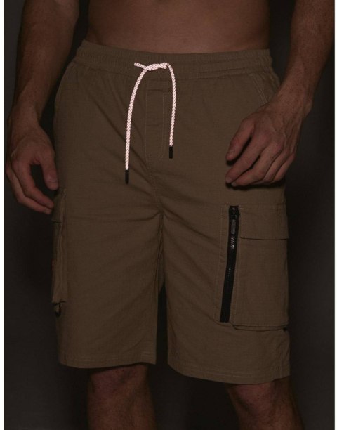 DIVERSE (NOWOŚĆ 2024) EXTREME TEAM - DAKAR RALLY SPODENKI DKR CITY CARGO KOLOR BEŻ ROZMIAR XXL