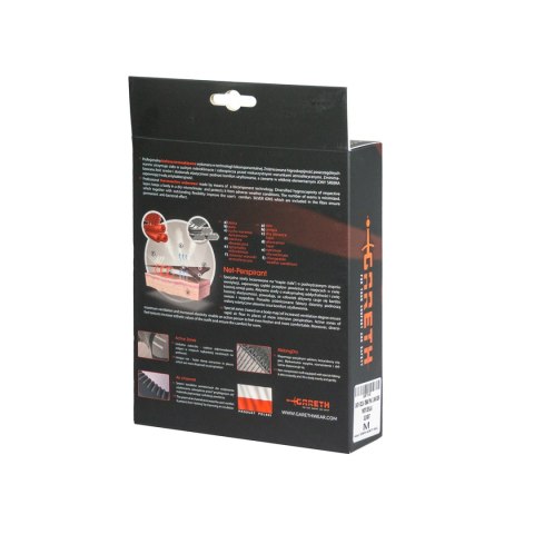 GARETH KOSZULKA TERMOAKTYWNA Z JONAMI SREBRA "WINTER" (OCIEPLAJĄCA) DŁUGI RĘKAW KOLOR CZARNY ROZMIAR XL-XXL