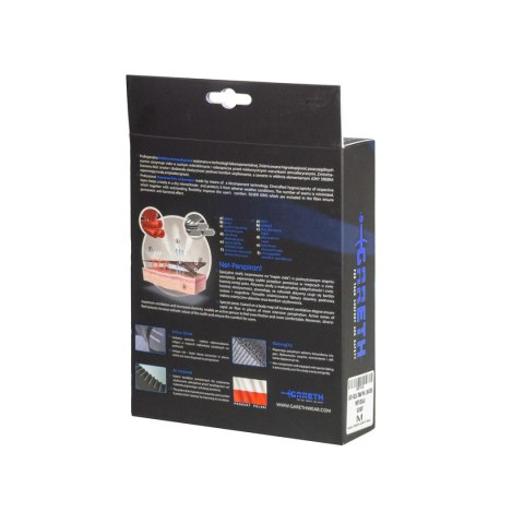 GARETH SPODNIE TERMOAKTYWNE Z JONAMI SREBRA "SUMMER' (CHŁODZĄCE) KOLOR CZARNY ROZMIAR L