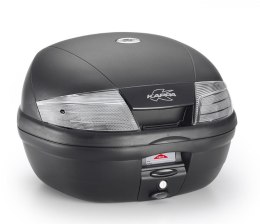 KAPPA 2024/05 KUFER CENTRALNY 35L MONOLOCK K35NT2 ACTION Z BIAŁYMI ODBLASKAMI ( ZAWIERA PŁYTĘ ) (K35NT2) - ZASTĘPUJE K35NT