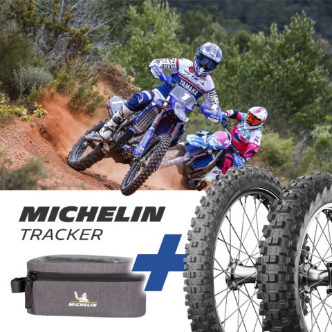 MICHELIN KOMPLET OPON (CAI920489/24) 90/90-21 TRACKER 54R TT M/C PRZÓD DOT 2024 + (CAI087115/24) 140/80-18 TRACKER 70R TT M/C TY
