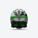 AIROH KASK CROSS / ENDURO / ATV / QUAD TWIST 3 SHARD GREEN GLOSS KOLOR ZIELONY FLUOCZARNY/SZARY ZIELONY FLUOCZARNY/SZARY ROZMIAR