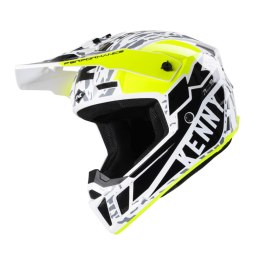 KENNY RACING KASK CROSS/ENDURO MODEL PERFORMANCE MIPS STONE KOLOR CZARNY/BIAŁY/ŻÓŁTY ROZMIAR XL ( 61 - 62 CM )
