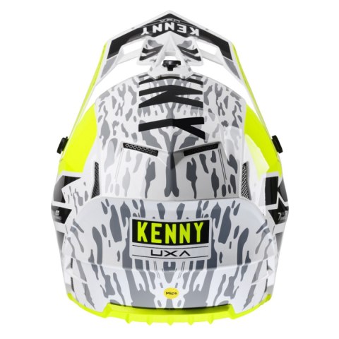 KENNY RACING KASK CROSS/ENDURO MODEL PERFORMANCE MIPS STONE KOLOR CZARNY/BIAŁY/ŻÓŁTY ROZMIAR XL ( 61 - 62 CM )